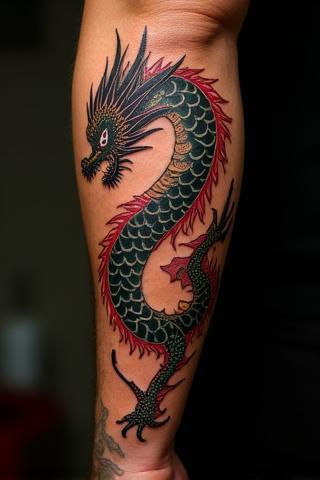 Dragon tattoo by Kenji Tanaka